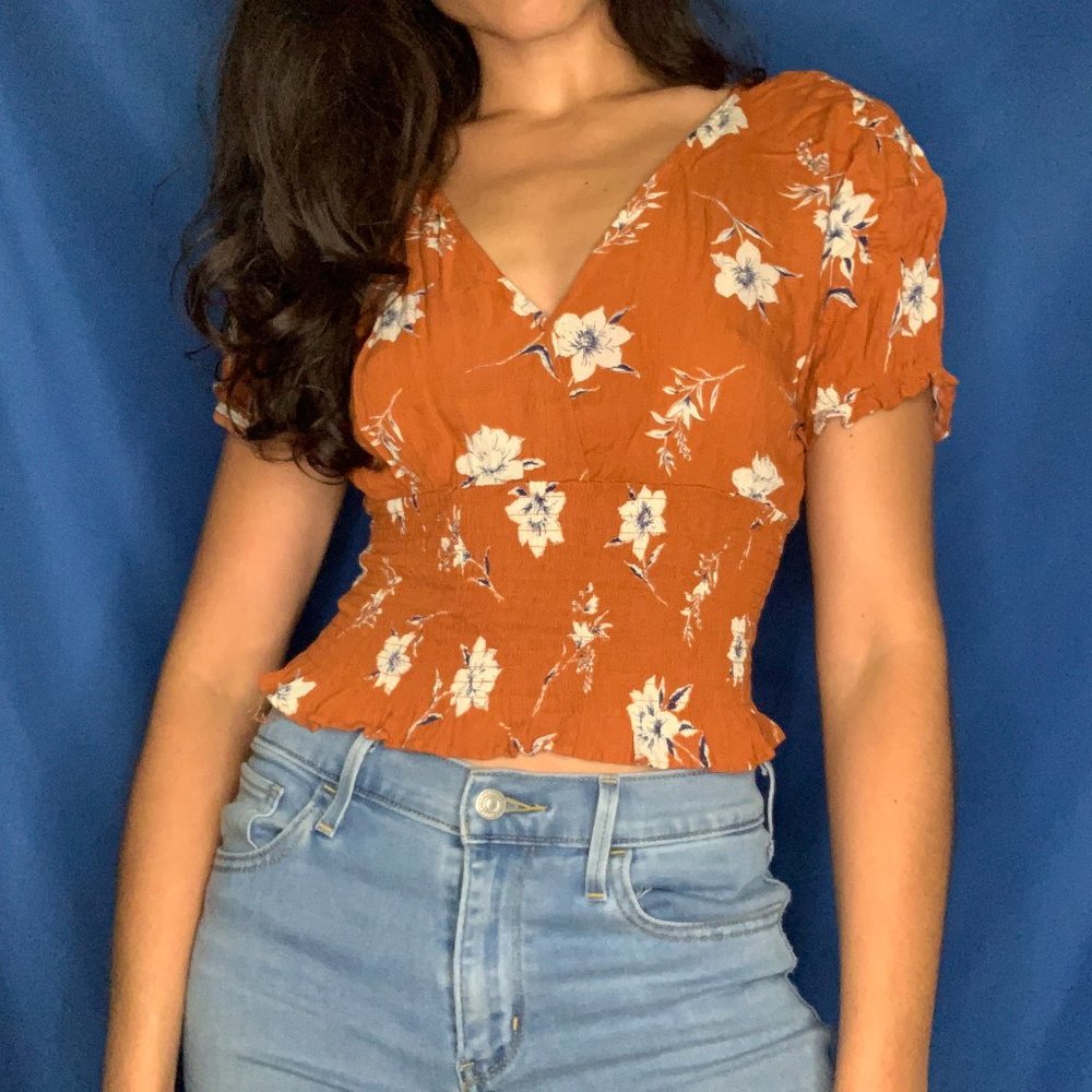paper crane crop top